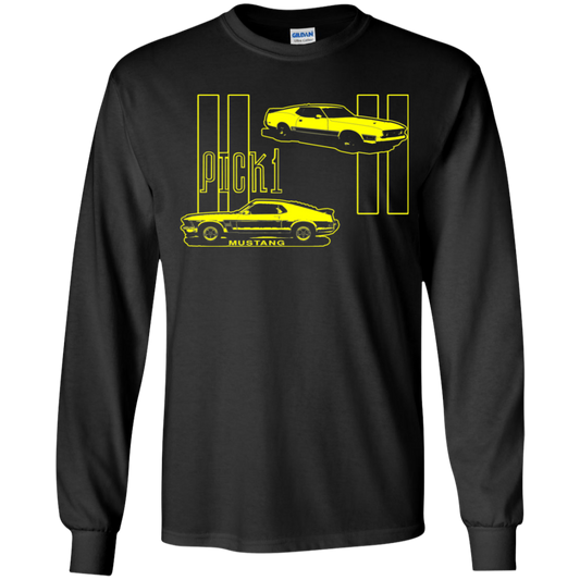 ArtichokeUSA Custom Design. Pick 1 Mustang. Mach 1 Mustang Parody. Cars. Youth LS T-Shirt