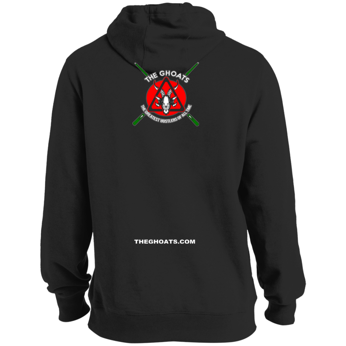 The GHOATS Custom Design #21. No Mames Billar. (Spanish Translation: You've got to be kidding. Pool). Tall Pullover Hoodie