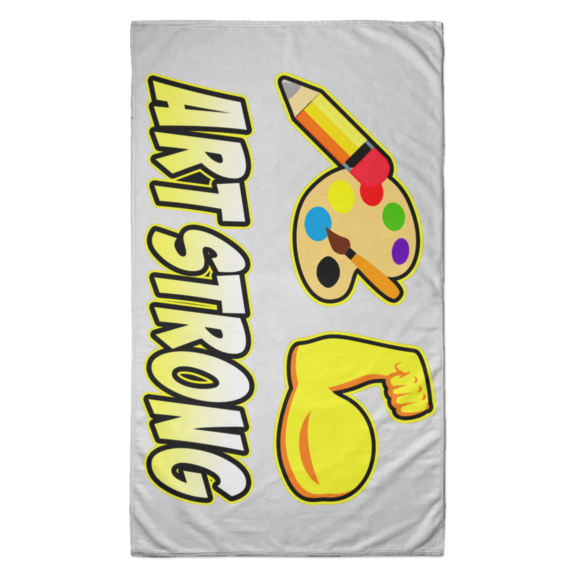 ArtichokeUSA Custom Design. Art Strong. Towel - 35x60