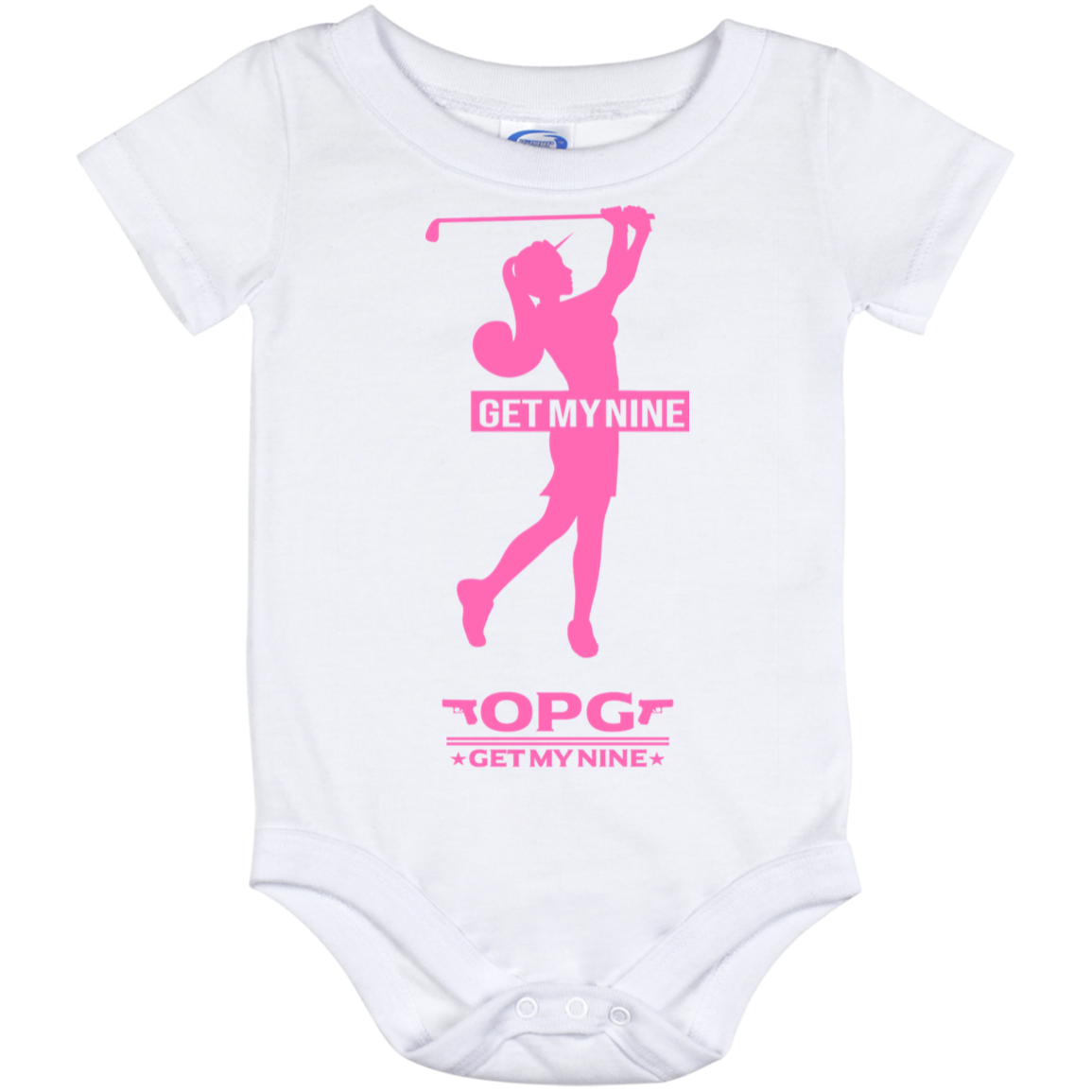 OPG Custom Design #16. Get My Nine. Baby Onesie 12 Month