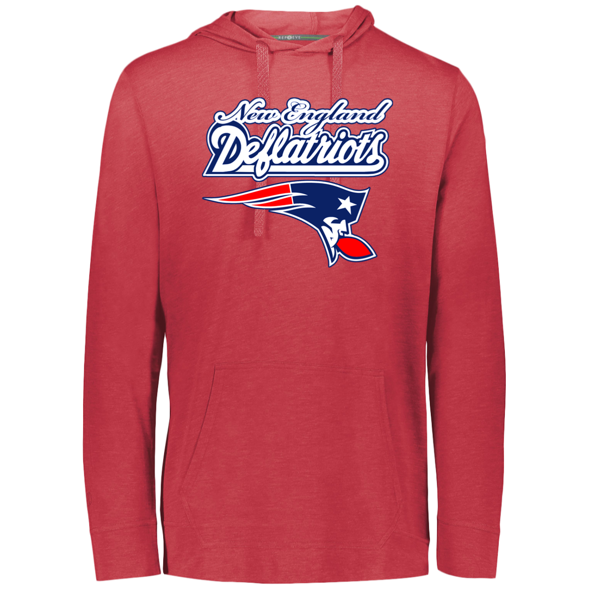 ArtichokeUSA Custom Design. New England Deflatriots. New England Patriots Parody. Eco Triblend T-Shirt Hoodie