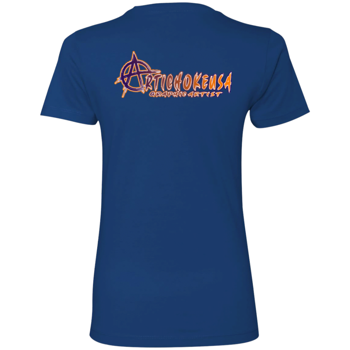 ArtichokeUSA Character and Font design. Let's Create Your Own Team Design Today. Arthur. Ladies' Boyfriend T-Shirt