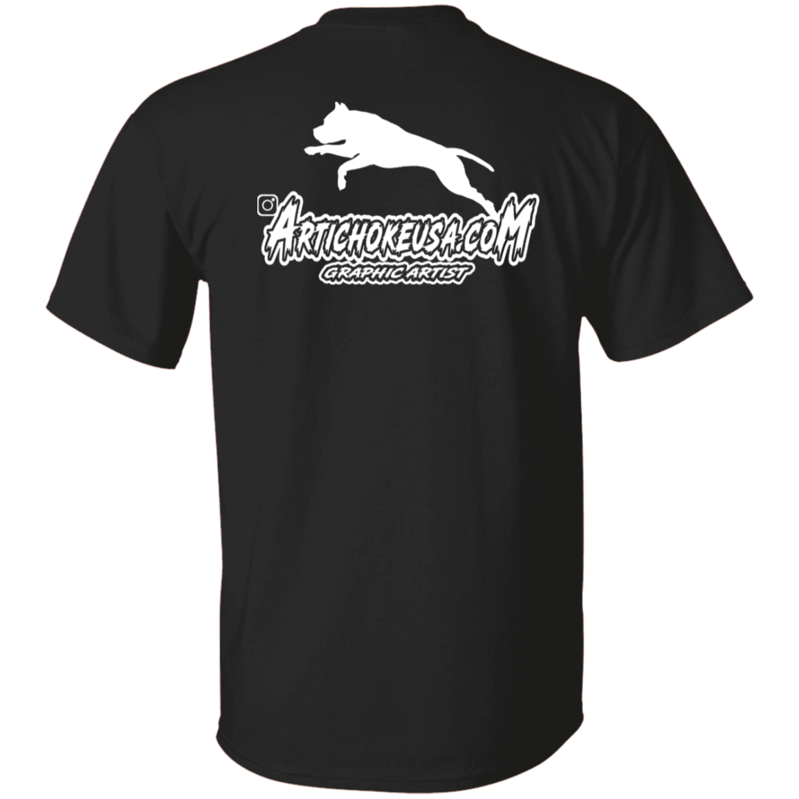 ArtichokeUSA Custom Design. Ruffing the Passer. Pitbull Edition. Male Version. Youth 5.3 oz 100% Cotton T-Shirt