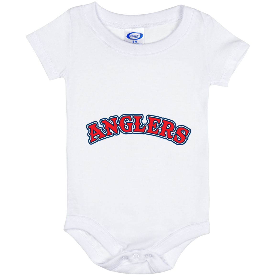 ArtichokeUSA Custom Design. Anglers. Southern California Sports Fishing. Los Angeles Angels Parody. Baby Onesie 6 Month