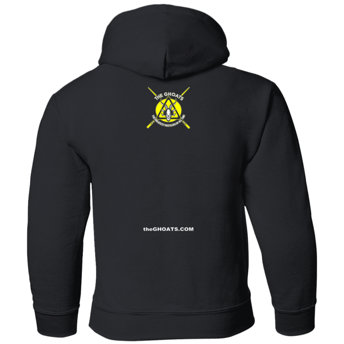The GHOATS Custom Design #7. Rack Break Run Repeat. Ying Yang. Youth Pullover Hoodie