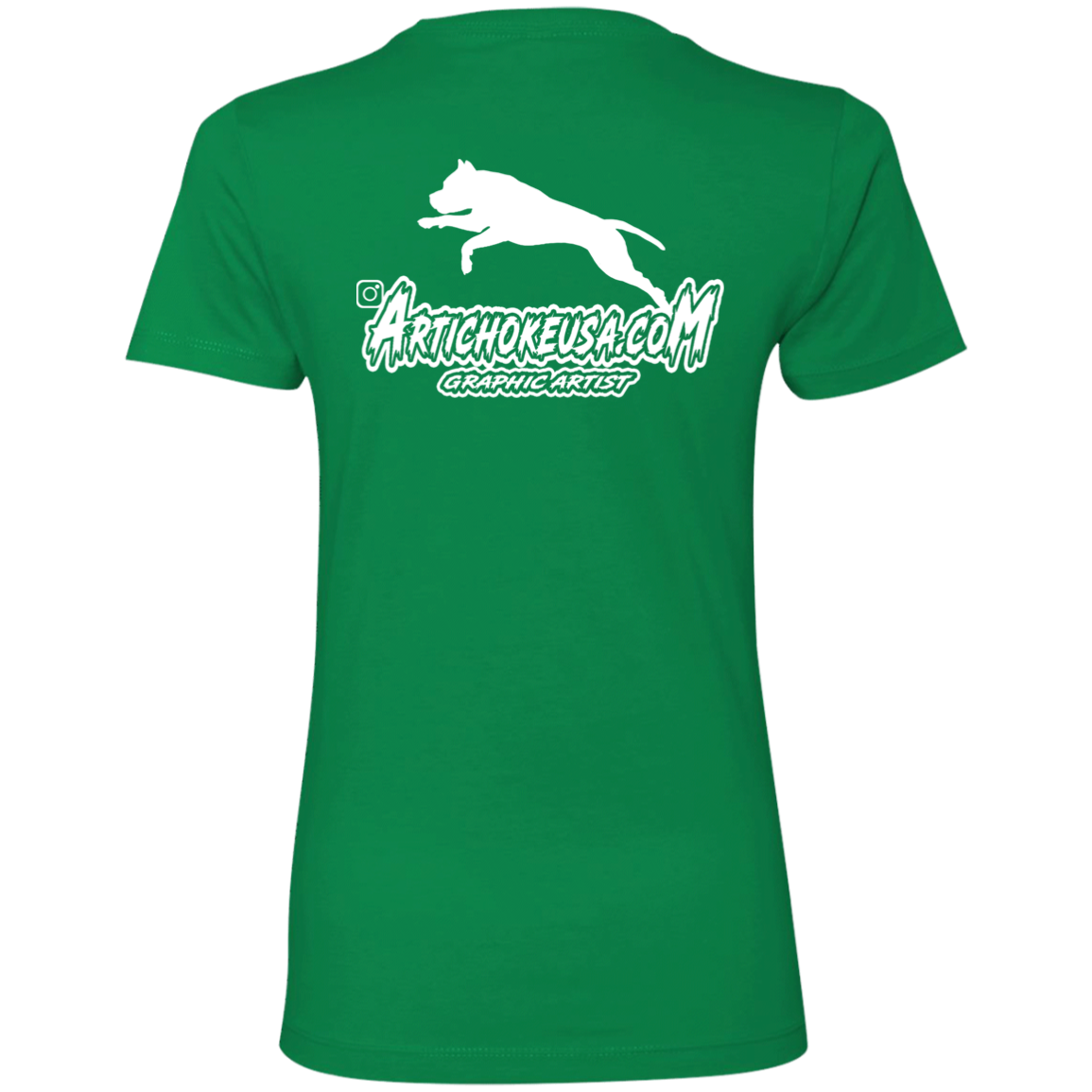 ArtichokeUSA Custom Design. Ruffing the Passer. Pitbull Edition. Male Version. Ladies' Boyfriend T-Shirt