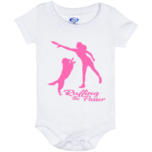 ArtichokeUSA Custom Design. Ruffing the Passer. Labrador Edition. Female Version. Baby Onesie 6 Month