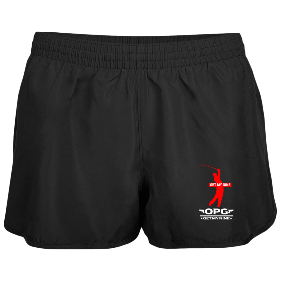 OPG Custom Design #16. Get My Nine. Male Version. Ladies' Wayfarer Running Shorts