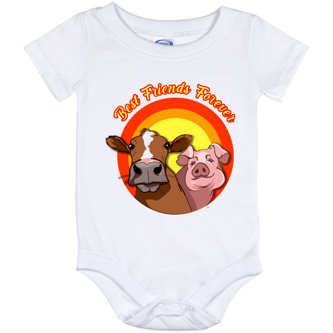 ArtichokeUSA Custom Design. Best Friends Forever. Bacon Cheese Burger. Baby Onesie 12 Month