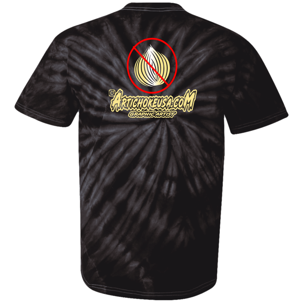 ArtichokeUSA Custom Design. Fuck Onions. Youth Tie Dye T-Shirt