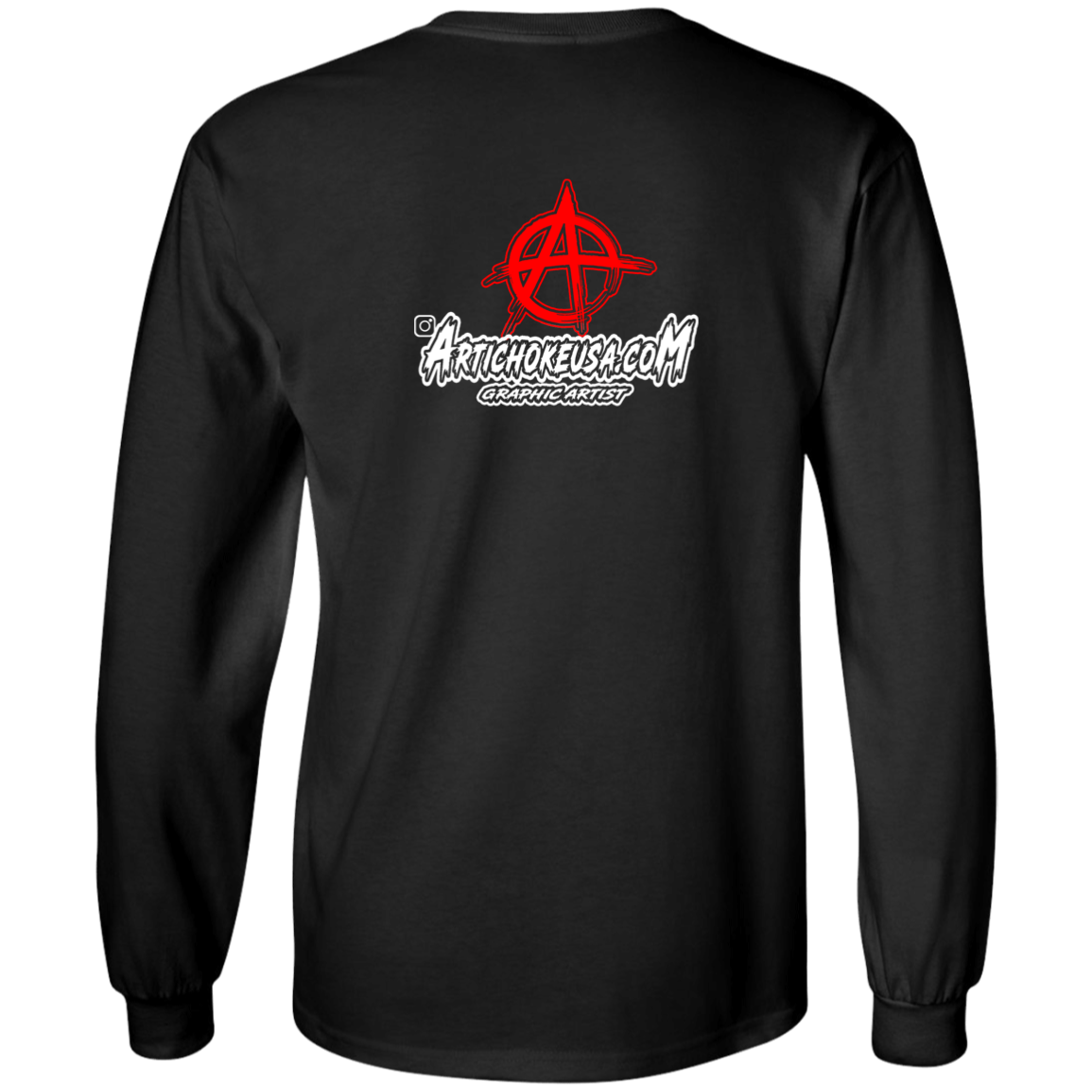 ArtichokeUSA Custom Design. RUN ART. RUN DMC Parody. Youth LS T-Shirt