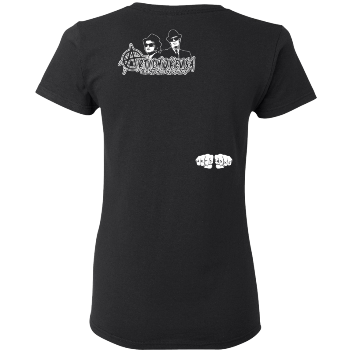 ArtichokeUSA Custom Design. The Good Ole Boys. Blues Brothers Fan Art. Ladies' Basic 100% Cotton T-Shirt