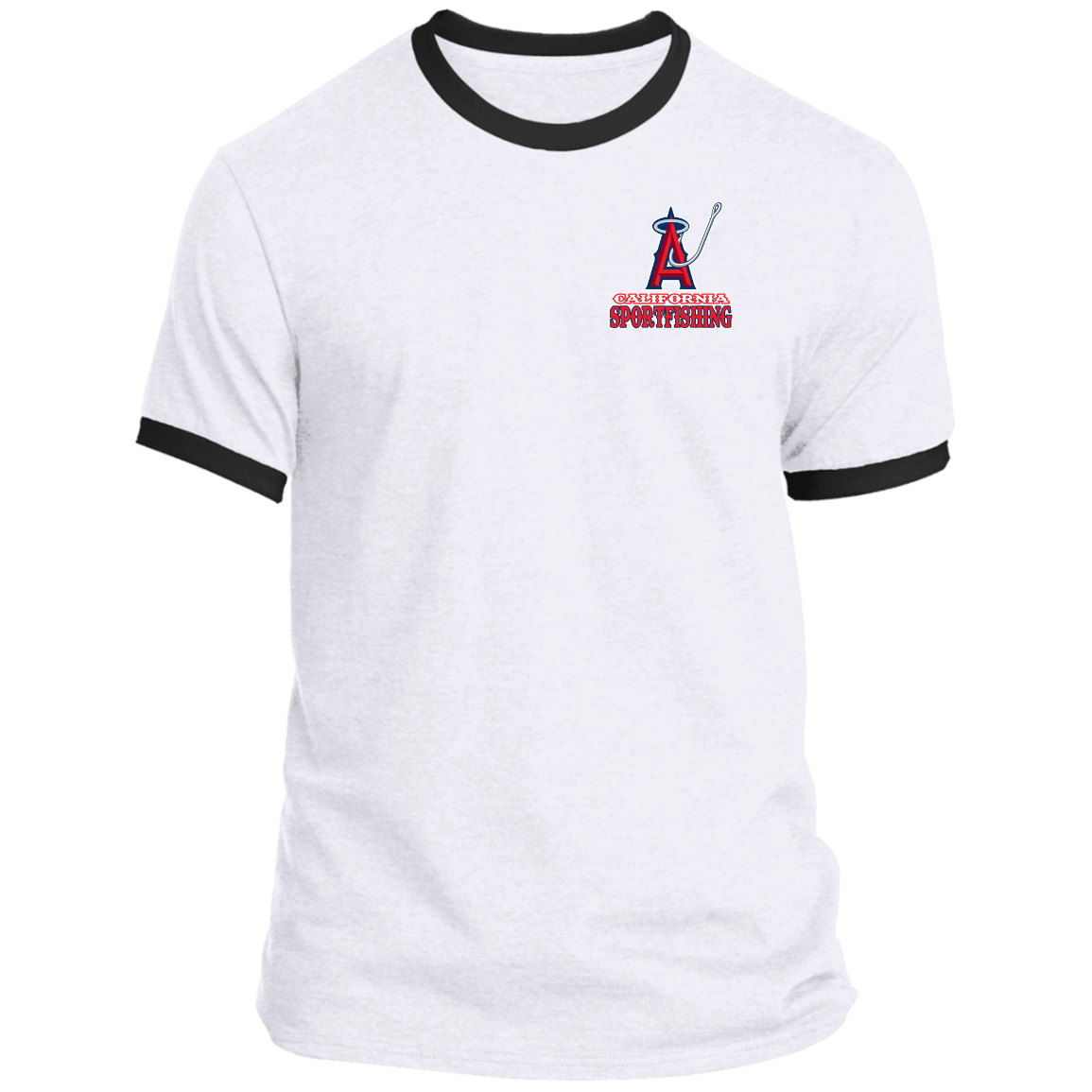 ArtichokeUSA Custom Design. Anglers. Southern California Sports Fishing. Los Angeles Angels Parody. Ringer Tee