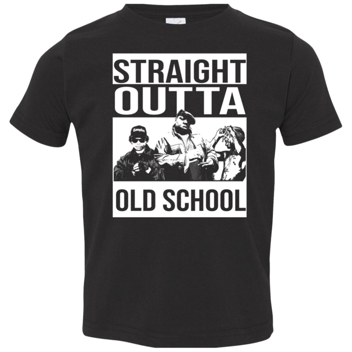 ArtichokeUSA Custom Design. Straight Outta Old School. The GOATs of Rap. Fan Art. Toddler Jersey T-Shirt