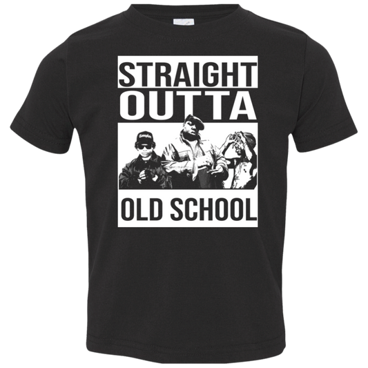 ArtichokeUSA Custom Design. Straight Outta Old School. The GOATs of Rap. Fan Art. Toddler Jersey T-Shirt