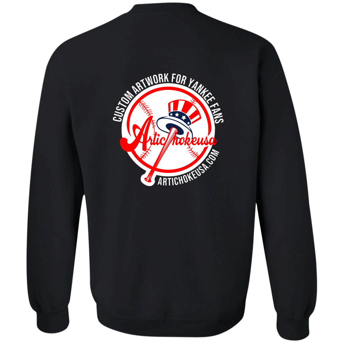 ArtichokeUSA Custom Design. BUCK FOSTON. Crewneck Pullover Sweatshirt