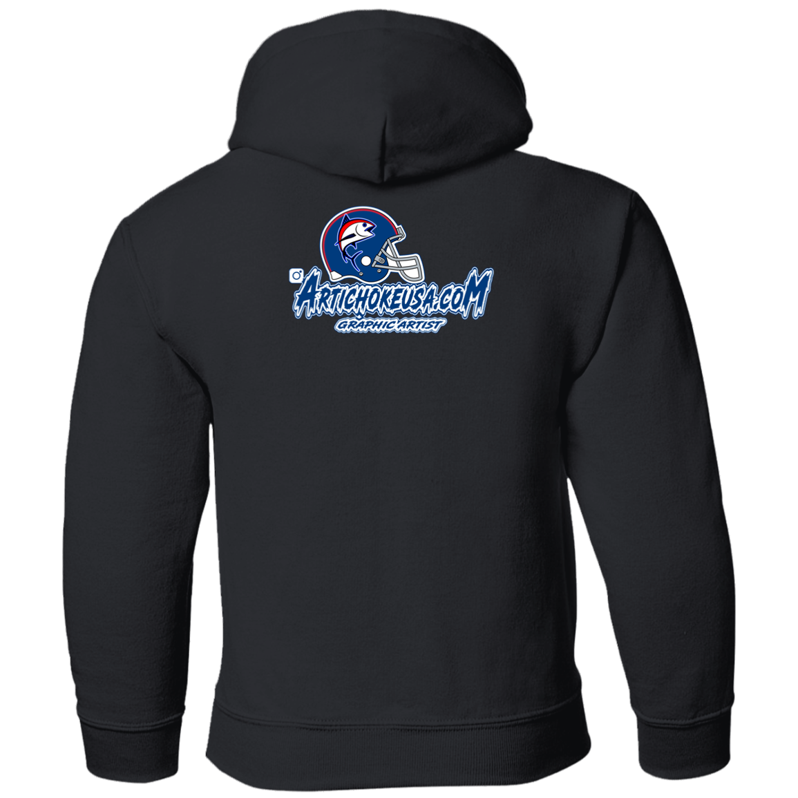 ArtichokeUSA Custom Design. The Big Tuna. Bill Parcell Tribute. NY Giants Fan Art. Youth Pullover Hoodie