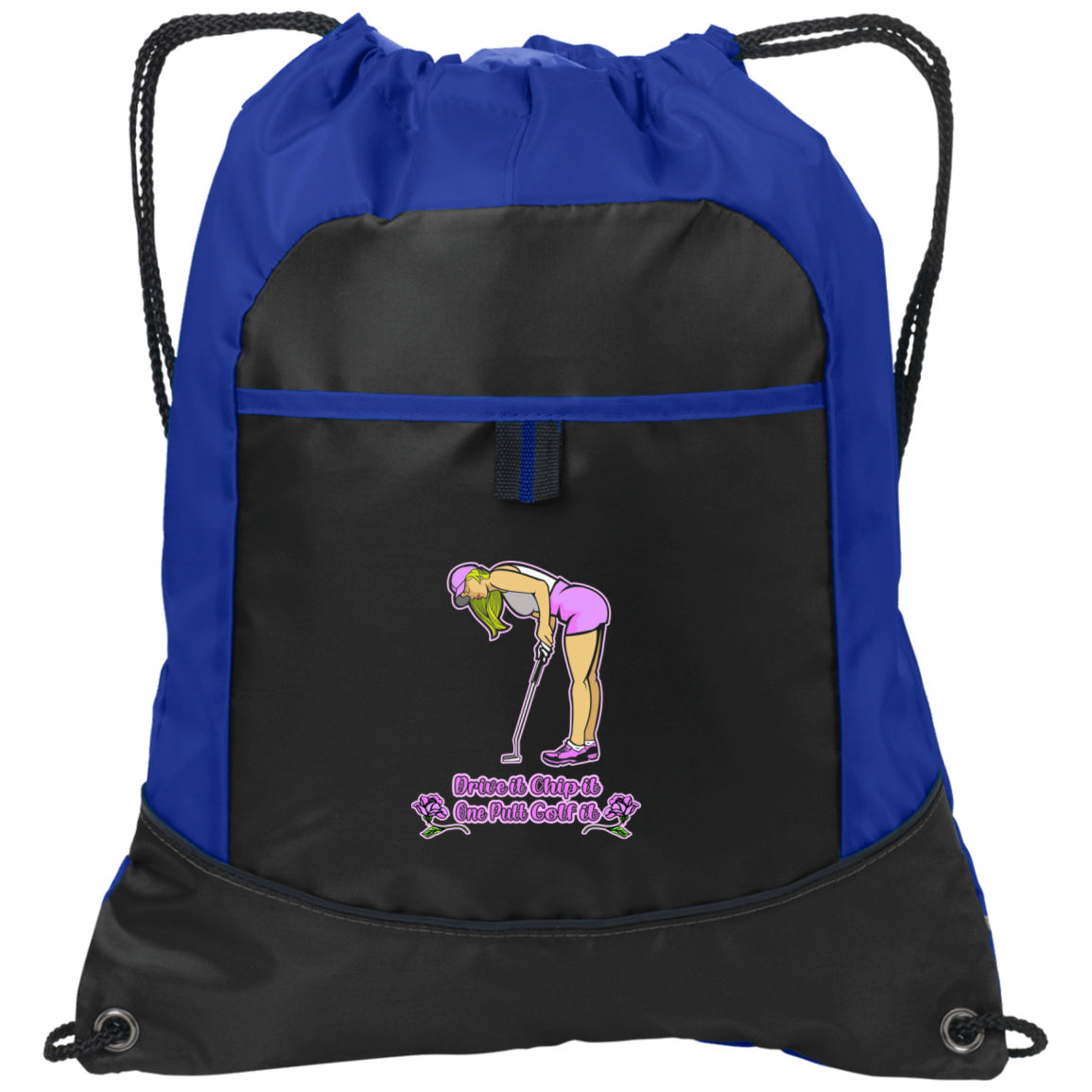 OPG Custom Design #13. Drive it. Chip it. One Putt Golf it. Pocket Cinch Pack