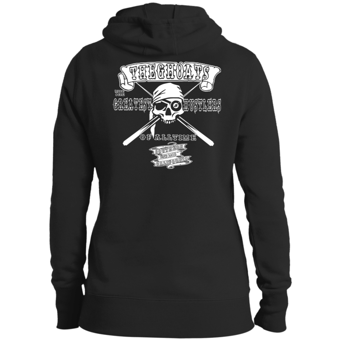 The GHOATS Custom Design. #4 Motorcycle Club Style. Ver 2/2. Ladies' Pullover Hoodie