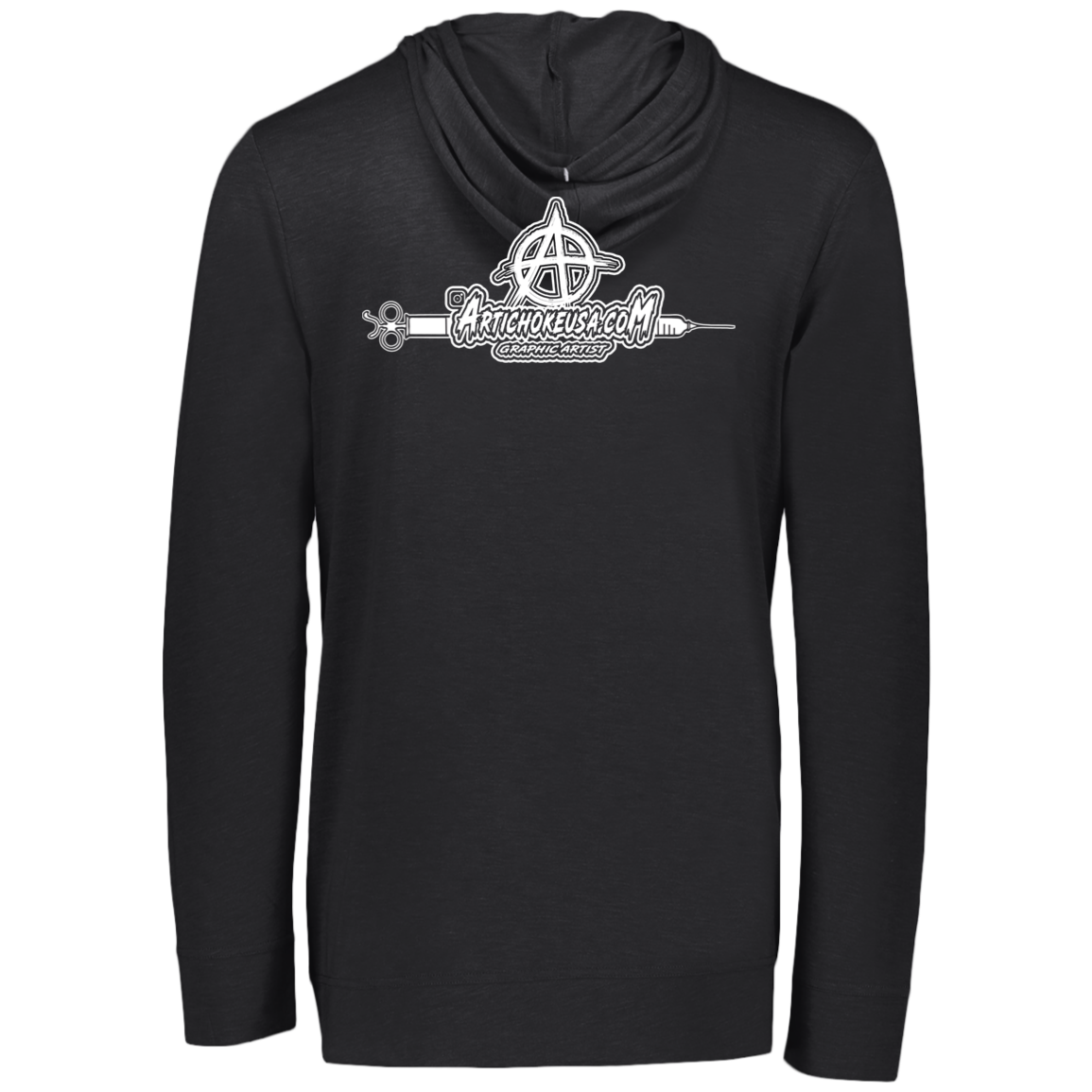 ArtichokeUSA Custom Design. Vaccinated AF (and fine). Eco Triblend T-Shirt Hoodie
