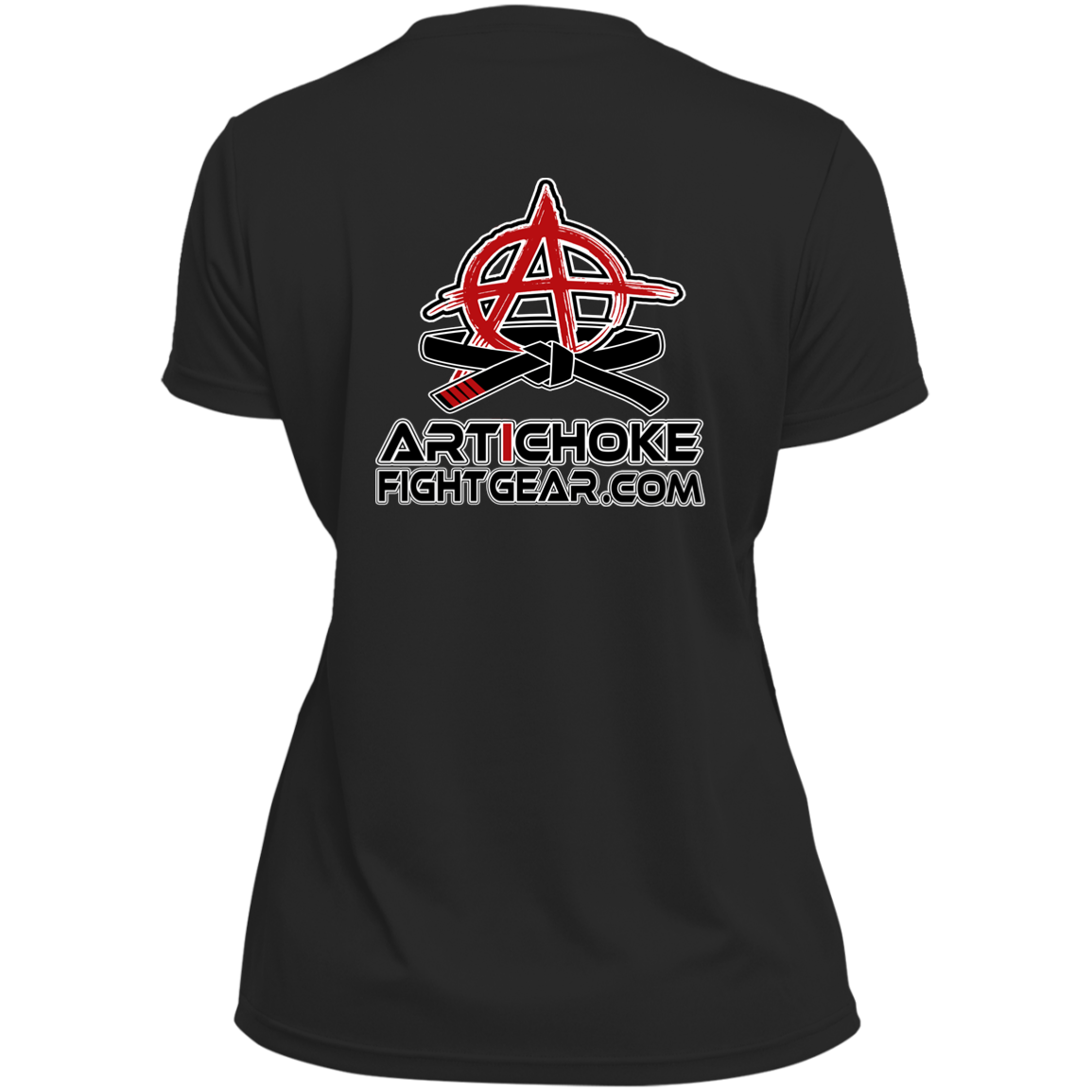 Artichoke Fight Gear Custom Design #5. Brutality! Ladies’ Moisture-Wicking V-Neck Tee