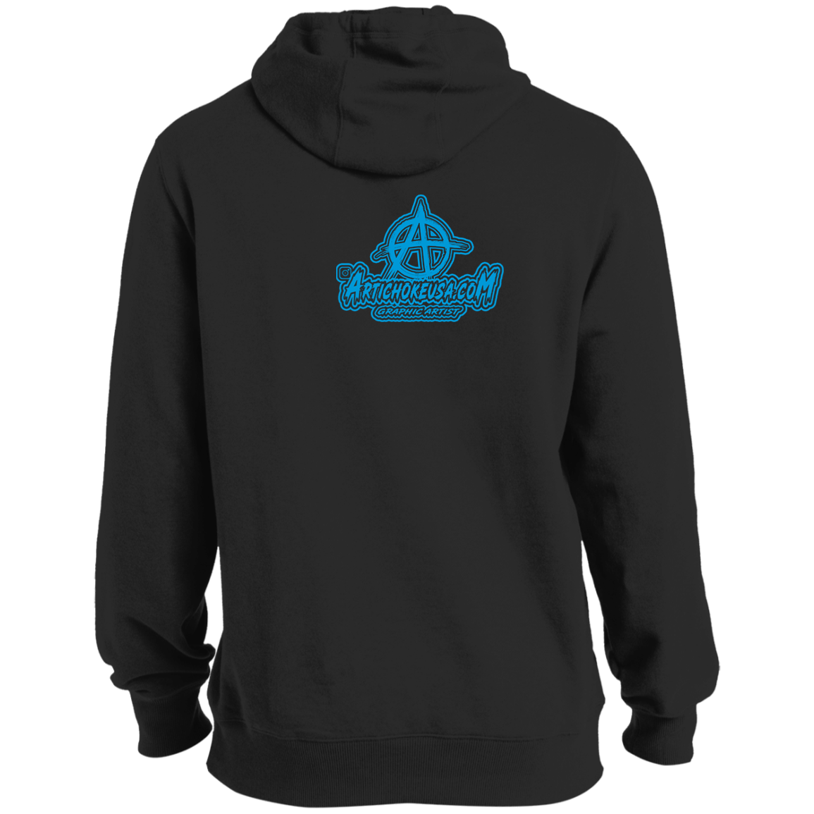 ArtichokeUSA Character and Font design. Let's Create Your Own Team Design Today. My first client Charles. Ultra Soft Pullover Hoodie