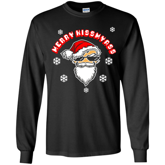 ArtichokeUSA Custom Design. Merry Kiss My Ass. Youth LS T-Shirt