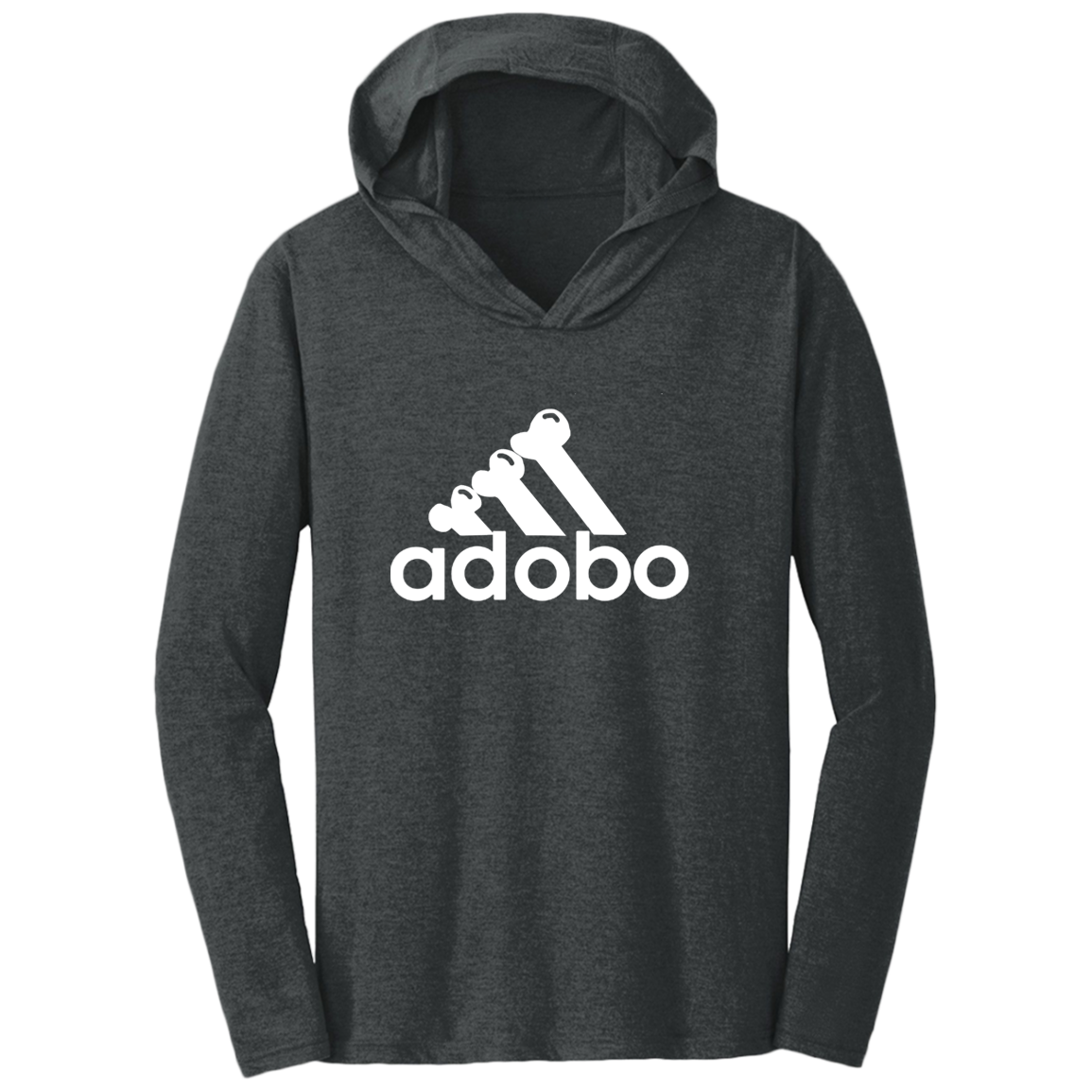 ArtichokeUSA Custom Design. Adobo. Adidas Parody. Triblend T-Shirt Hoodie