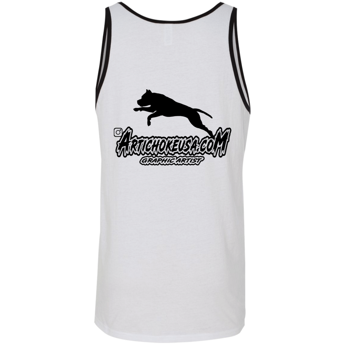 ArtichokeUSA Custom Design. Ruffing the Passer. Pitbull Edition. Male Version. Unisex Tank