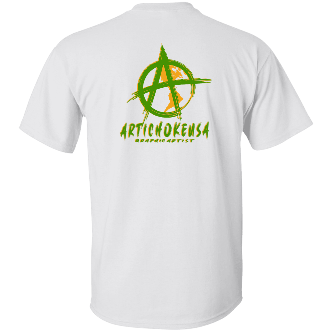 ArtichokeUSA Custom Design. EARTH-ART=EH. Youth 5.3 oz 100% Cotton T-Shirt