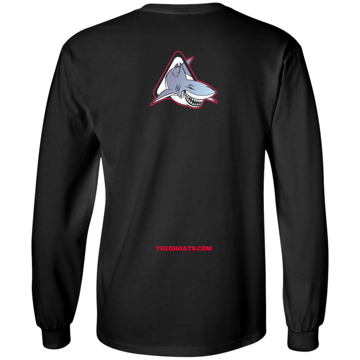 The GHOATS Custom Design. #25 Big Game Take Little Game. Long Sleeve Cotton T-Shirt