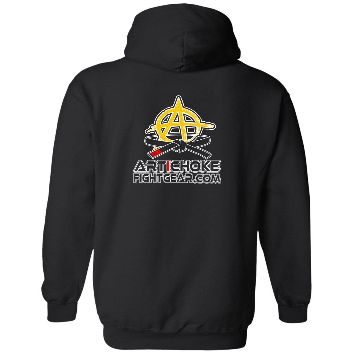 Artichoke Fight Gear Custom Design #2. USE ARMBARS. 50/50 Blend Pullover Hoodie