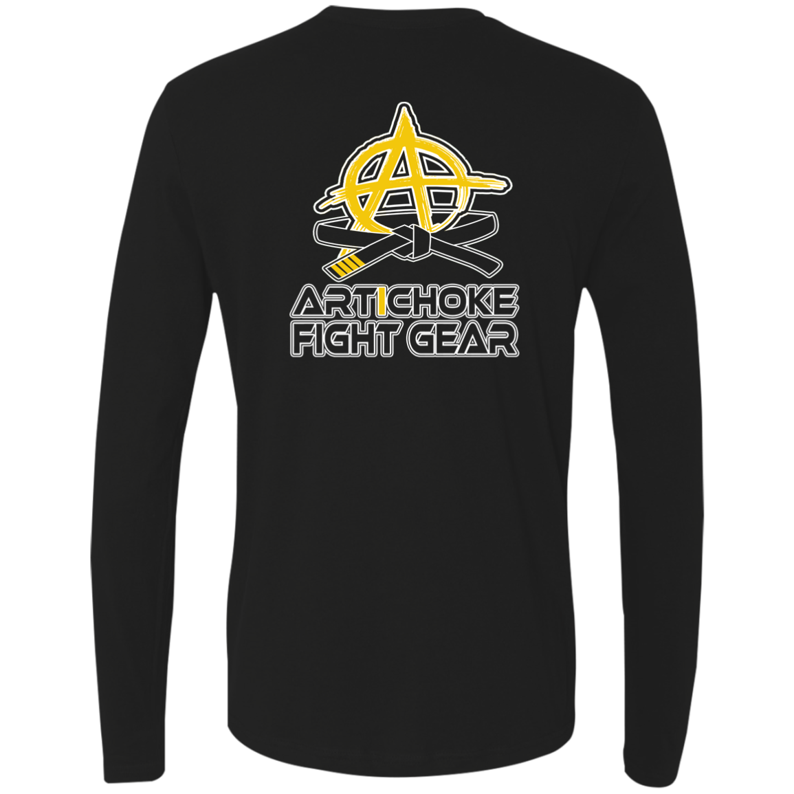 Artichoke Fight Gear Custom Design #8. ArtichokeUSArmbar. US Army Parody. Men's 100% combed ring-spun cotton long sleeve