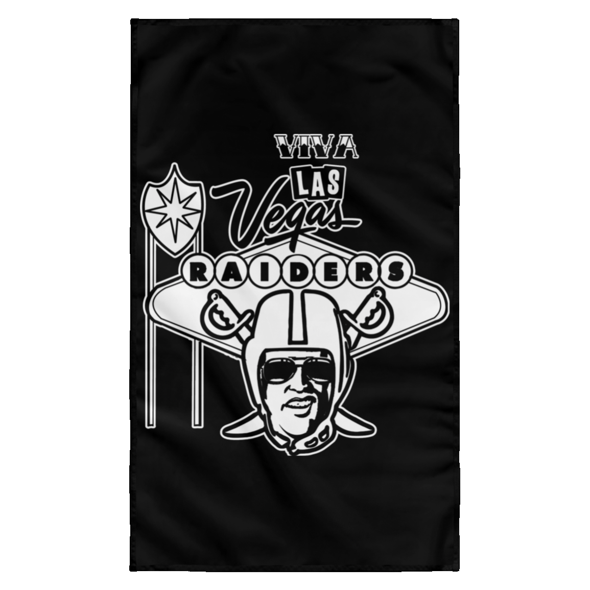 ArtichokeUSA Custom Design. Las Vegas Raiders. Las Vegas / Elvis Presley Parody Fan Art. Let's Create Your Own Team Design Today. Wall Flag