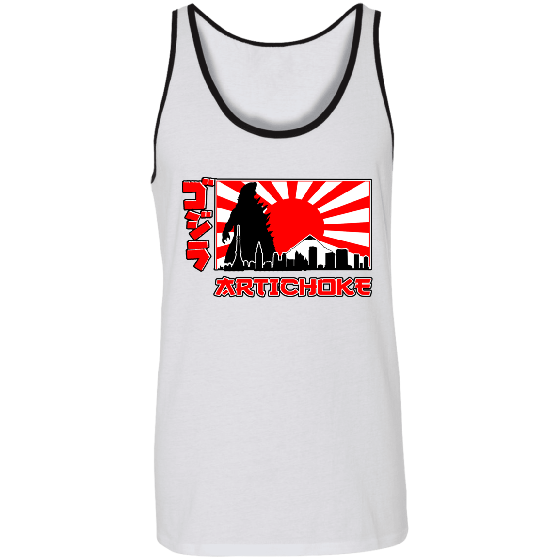 ArtichokeUSA Custom Design. Fan Art Godzilla/Mecha Godzilla. Unisex Tank