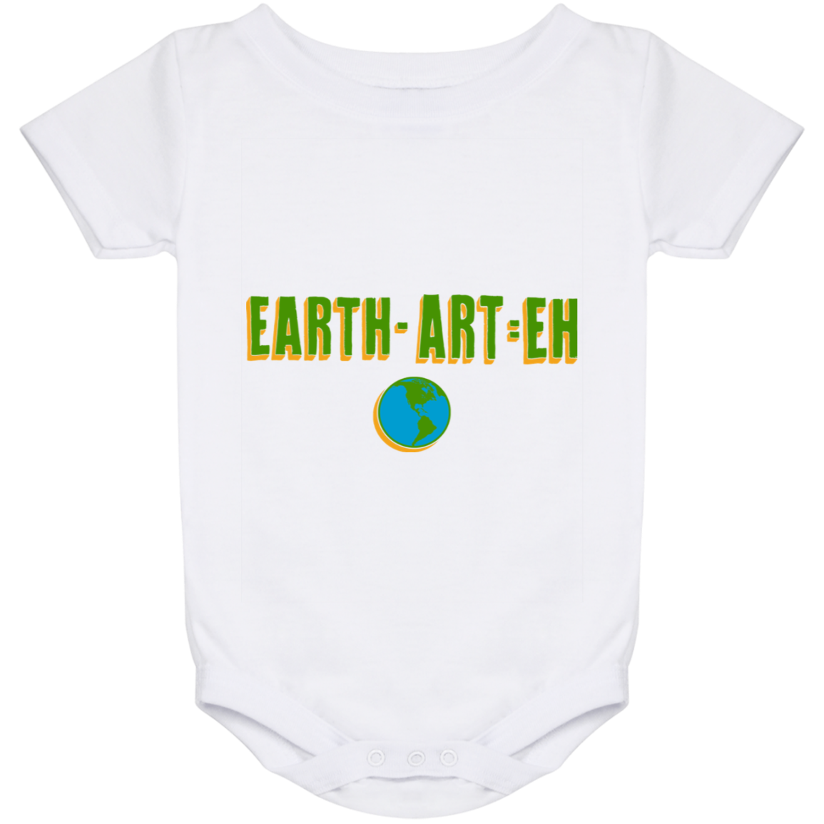 ArtichokeUSA Custom Design. EARTH-ART=EH. Baby Onesie 24 Month