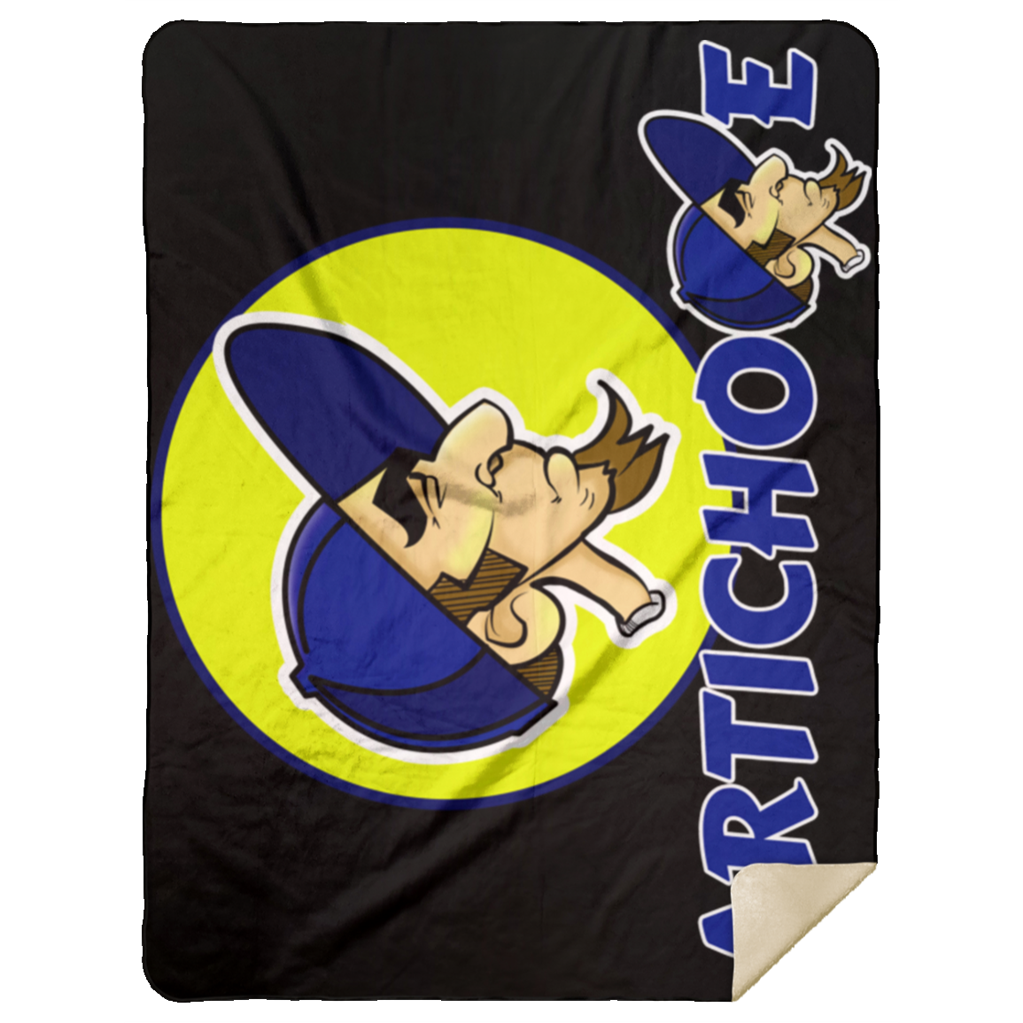 ZZ#20 ArtichokeUSA Characters and Fonts. "Clem" Let’s Create Your Own Design Today. Premium Mink Sherpa Blanket 60x80