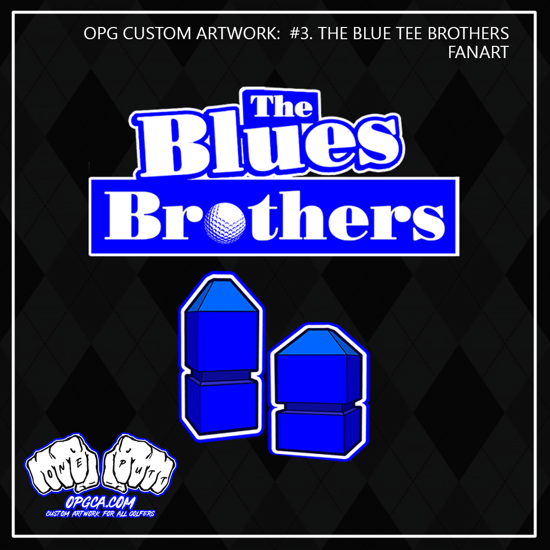 ZZZ#03 OPG Custom Design. Outdoors. Blues Bruthas Blue Tee Parody. Fan Art.