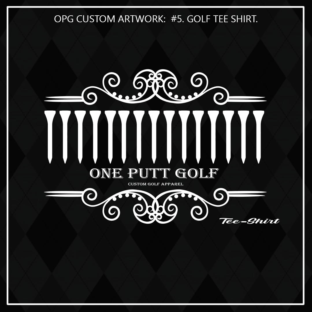ZZZ#05 OPG Custom Design. Cheap Golf TEE-Shirt. Kids