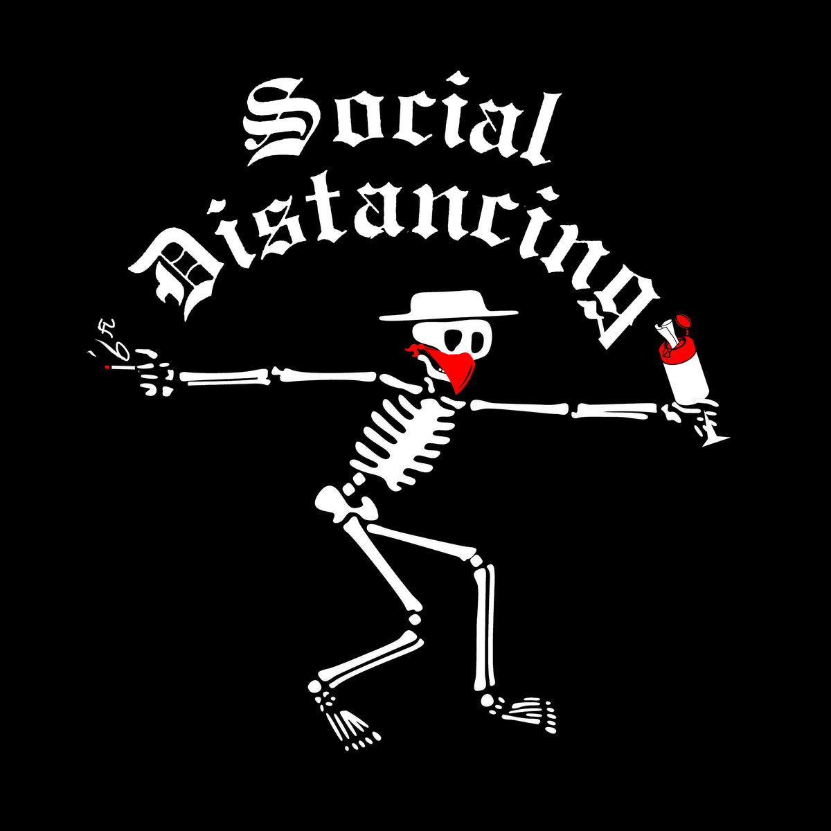 SOCIAL DISTANCING. PARODY. HOME & OFFICE.