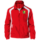 OPG Custom Design #26. Tiger Woods Fan Art. 2019 Master's Champion. Jersey-Lined Raglan Jacket