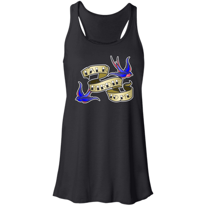 OPG Custom Design #25. Talk Birdie to Me. Flowy Racerback Tank