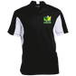 OPG Custom Design #26. Tiger Woods Fan Art. 2019 Master's Champion. Men's Colorblock Performance Polo