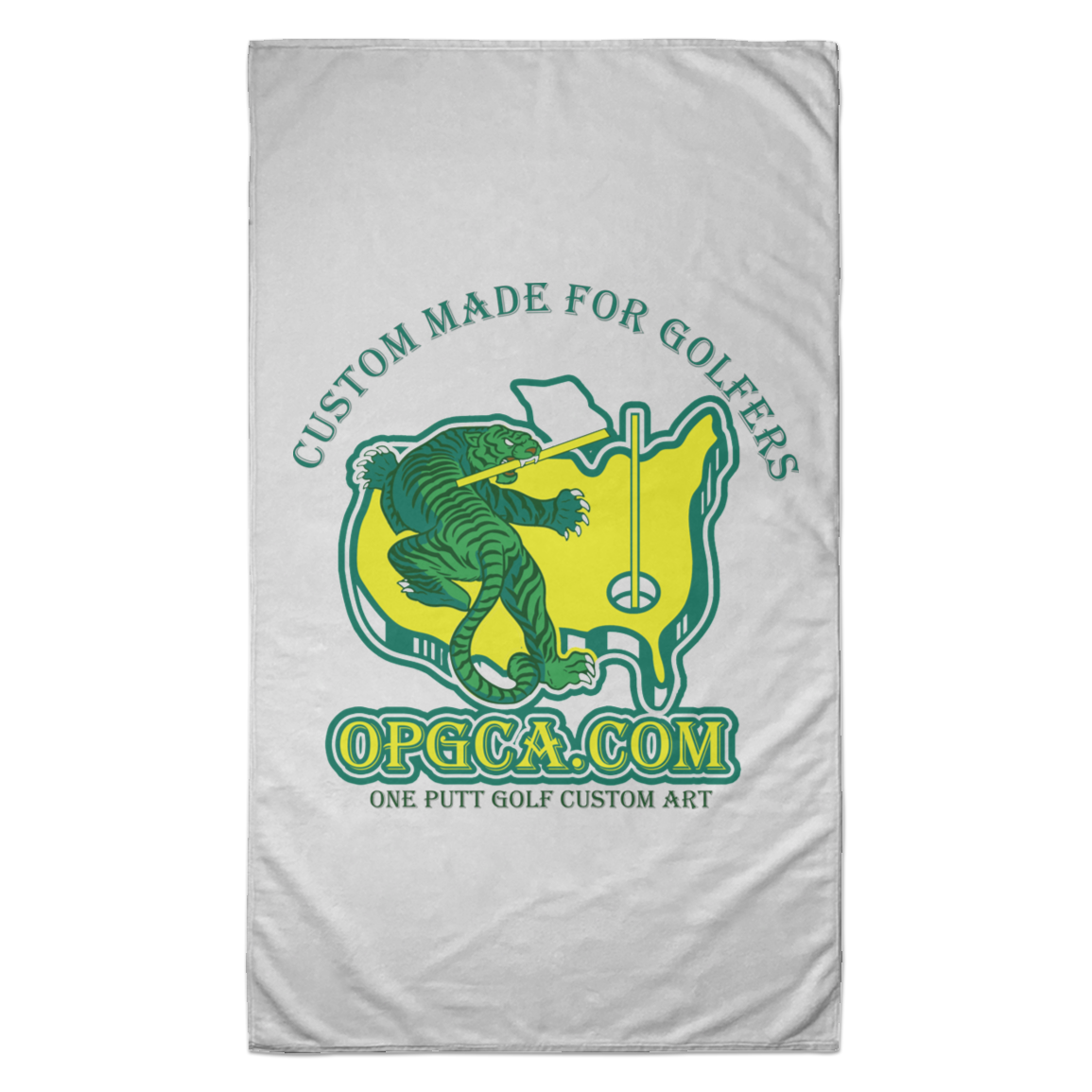 ZZZ#26 OPG Custom Designs. Tiger's Back. Towel - 35x60