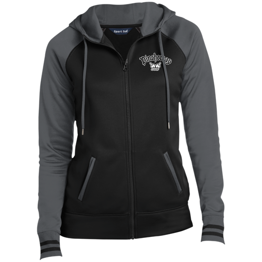 ZZZ#27 OPG Custom Design. Pincheway. Ladies' Sport-Wick® Full-Zip Hooded Jacket