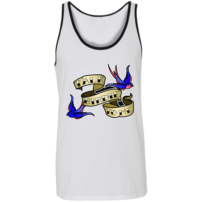 OPG Custom Design #25. Talk Birdie to Me. 2 Tone Tank 100% Combed and Ringspun Cotton
