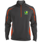 OPG Custom Design #26. Tiger Woods Fan Art. 2019 Master's Champion. Men's Sport Wicking Colorblock 1/2 Zip