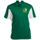 OPG Custom Design #26. Tiger Woods Fan Art. 2019 Master's Champion. Men's Colorblock Performance Polo