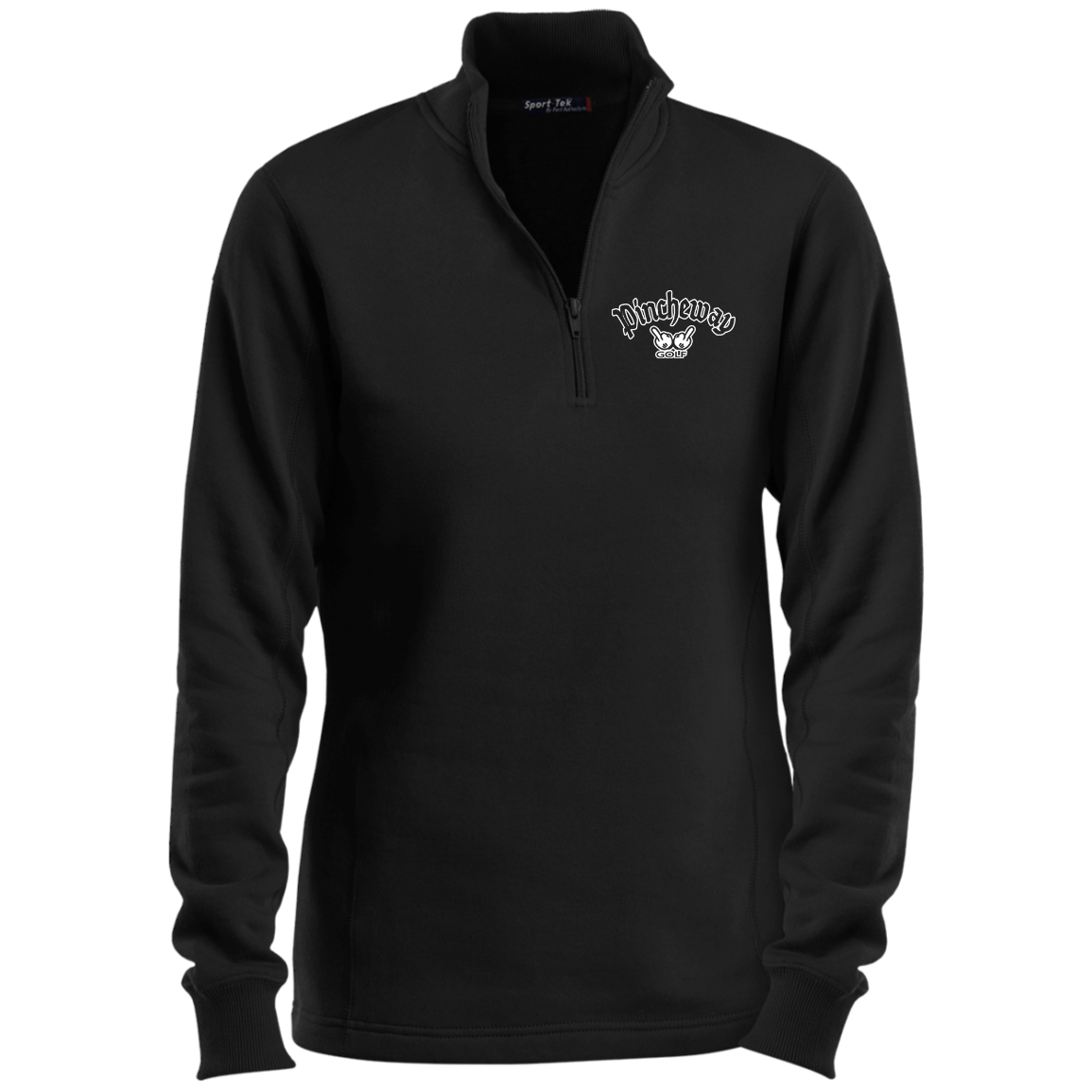 ZZZ#27 OPG Custom Design. Pincheway. Ladies 1/4 Zip Sweatshirt