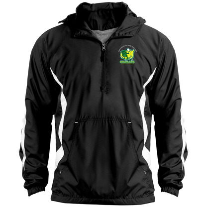OPG Custom Design #26. Tiger Woods Fan Art. 2019 Master's Champion. Unisex Colorblock Raglan Anorak